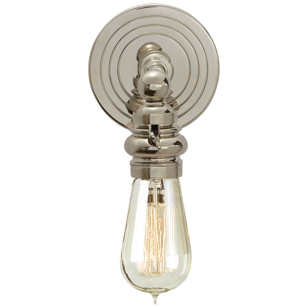 Visual Comfort Signature Collection Boston Functional Single Light in Polished Nickel