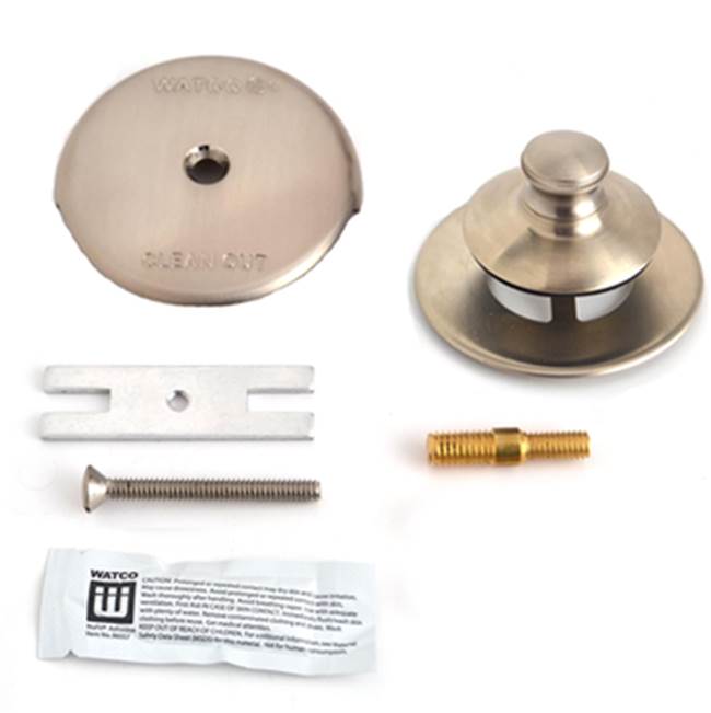 Watco Manufacturing Universal Nufit Pp Trim Kit - 3/8-5/16 Adapter Pin Brushed Nickel Carded