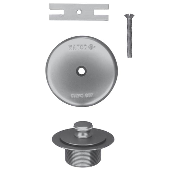 Watco Manufacturing Lift And Turn Trim Kit 1.625-16 X 1.25 Body Aged Pewter 2-Hole Faceplate