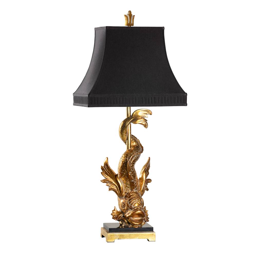 Wildwood Imperial Dragon Lamp - Gold