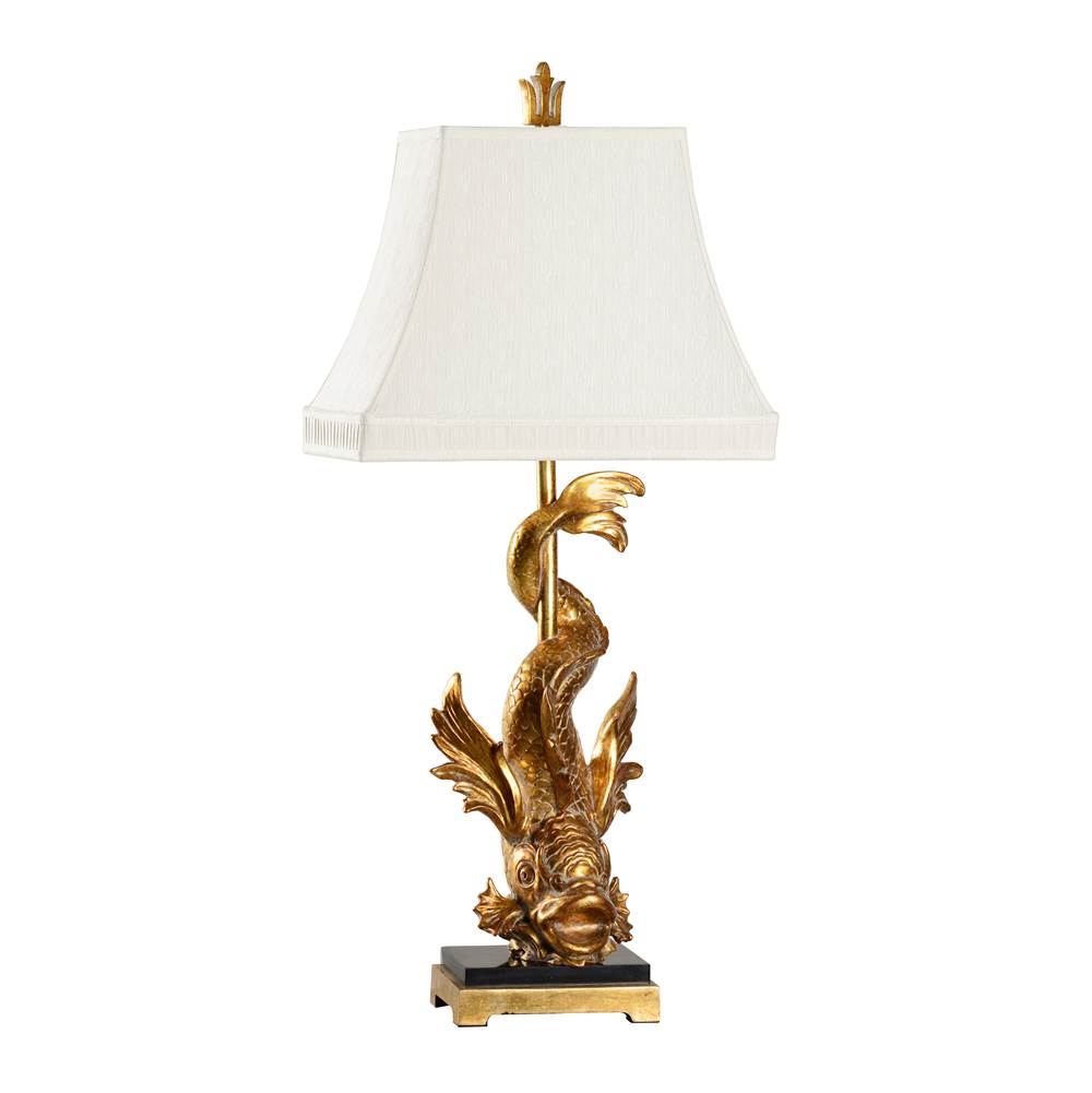 Wildwood Imperial Dragon Lamp - Gold