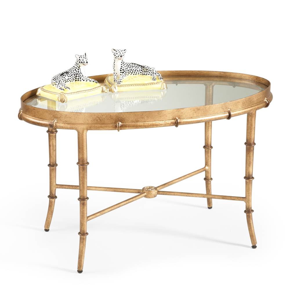 Wildwood Gold Bamboo Cocktail Table