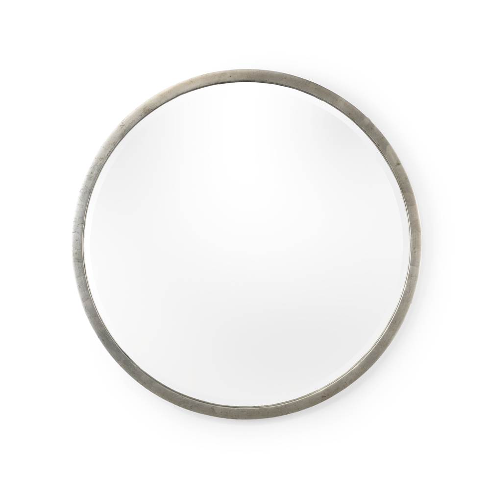 Wildwood Round Mirror - Silver (Lg)