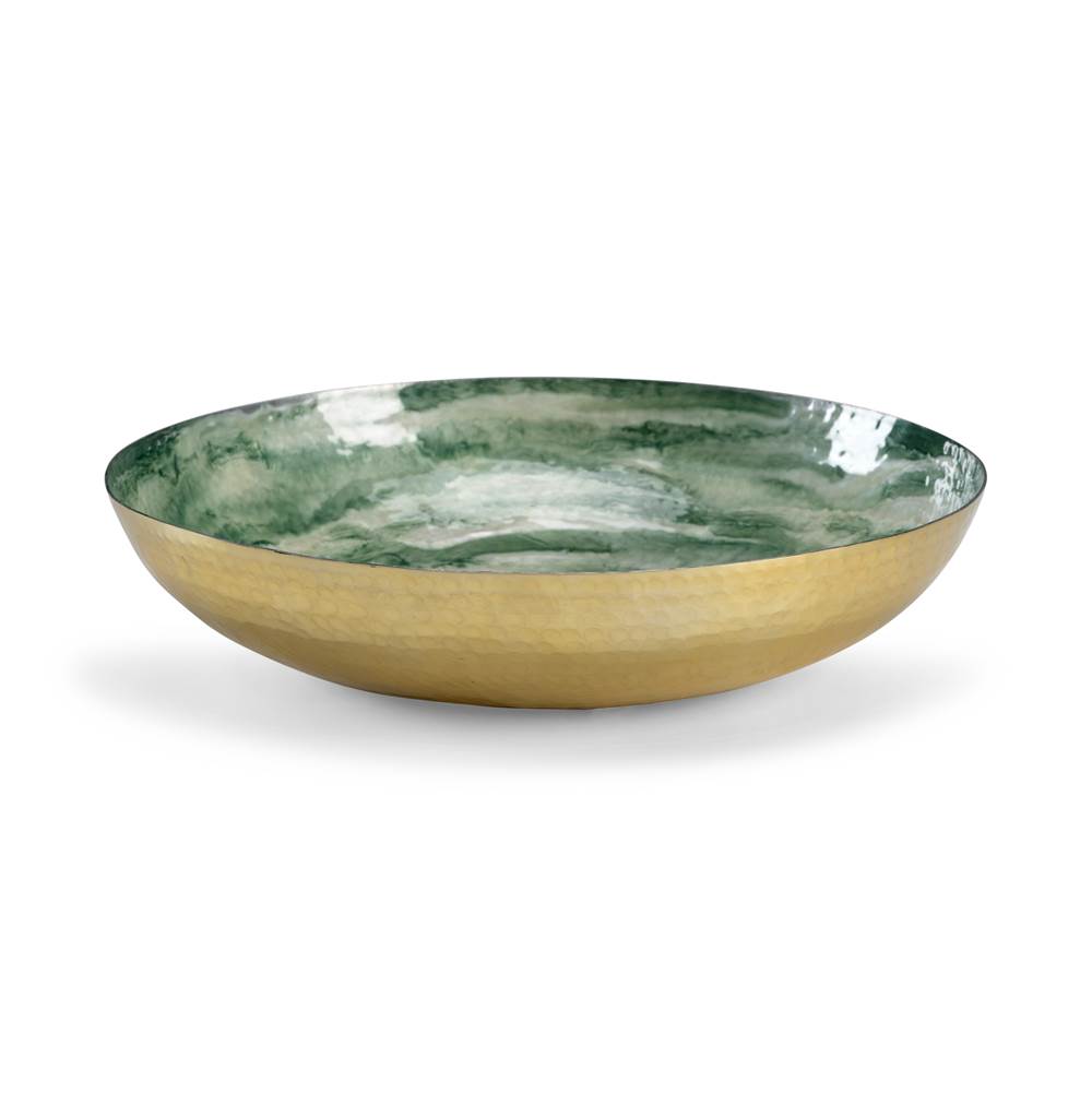 Wildwood Swirl Green Bowl (Lg)