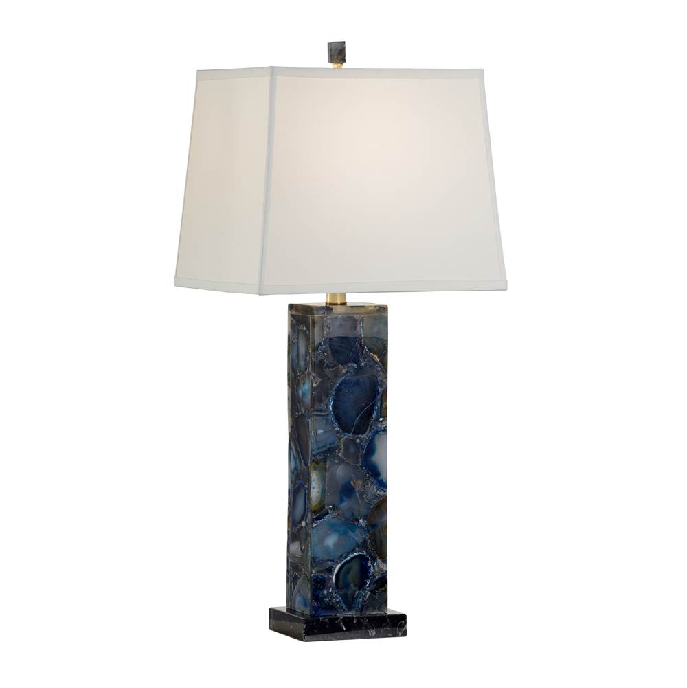 Wildwood Agate Lamp - Blue